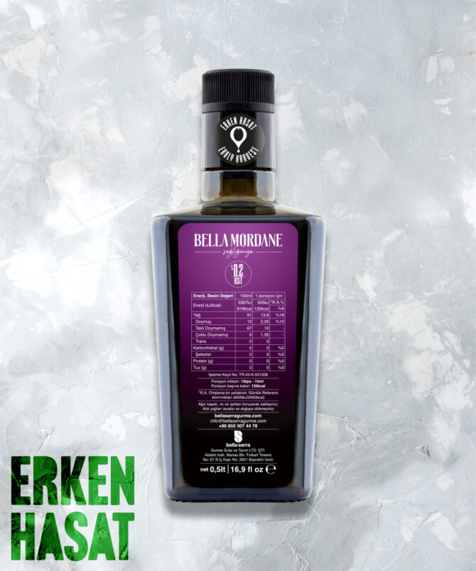 Arbequina - Erken Hasat Zeytinyağı – 0,5lt Şişe (2024-25) - Görsel 3