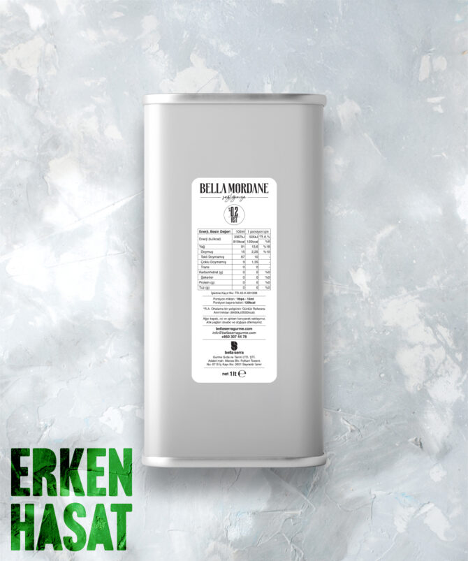 Arbequina - Erken Hasat Zeytinyağı – 1lt Teneke (2024-25) - Görsel 3