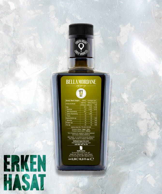 Ayvalık - Erken Hasat Zeytinyağı – 0,5lt Şişe (2024-25) - Görsel 2