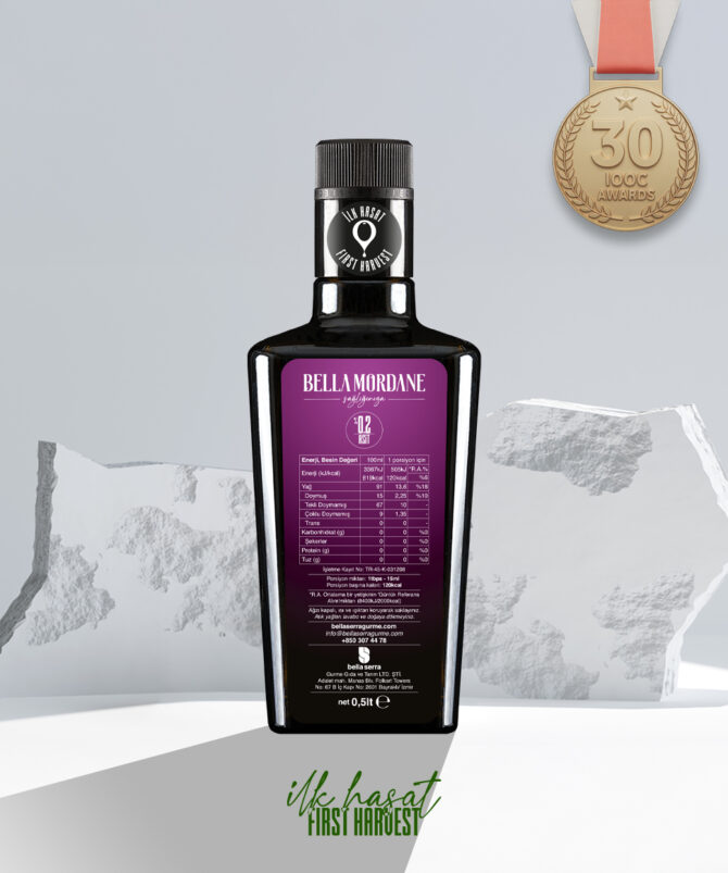 Arbequina - İlk Hasat Zeytinyağı – 0,5lt Şişe (2025-26) - Görsel 2