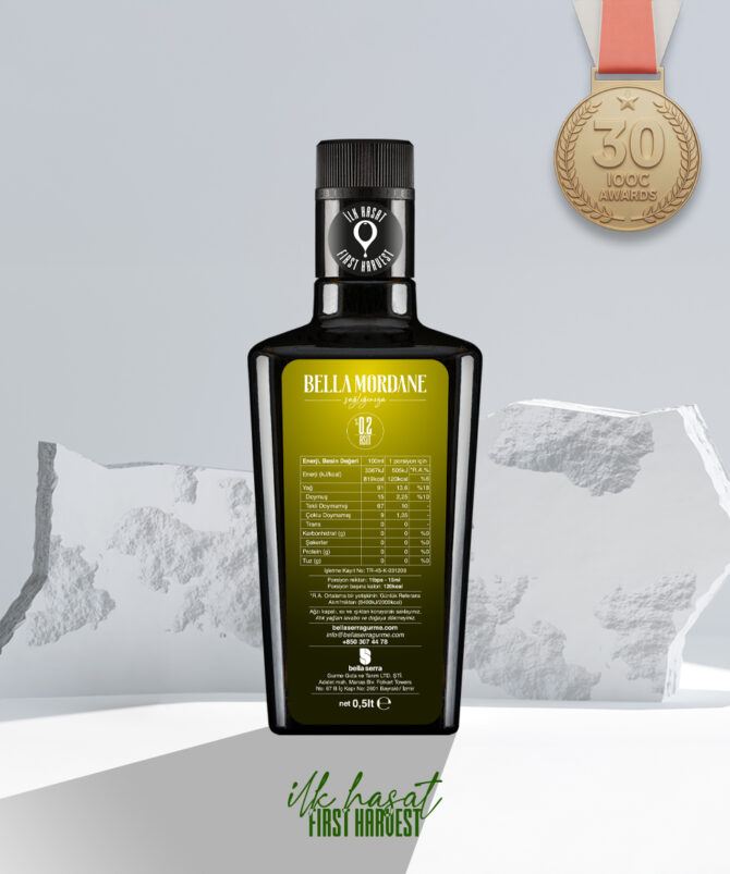 Ayvalık - İlk Hasat Zeytinyağı – 0,5lt Şişe (2025-26) - Görsel 2