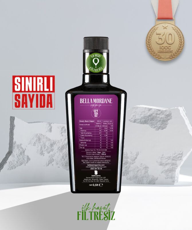 Arbequina - Fitresiz İlk Hasat Zeytinyağı – 0,5lt Şişe (2025-26) - Görsel 2